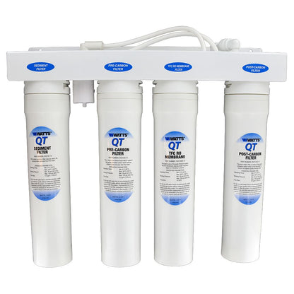Watts WQT4RO11-50X RO Manifold with Filters and 50 gpd Membrane