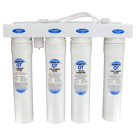 Watts WQT4RO11-50X RO Manifold with Filters and 50 gpd Membrane
