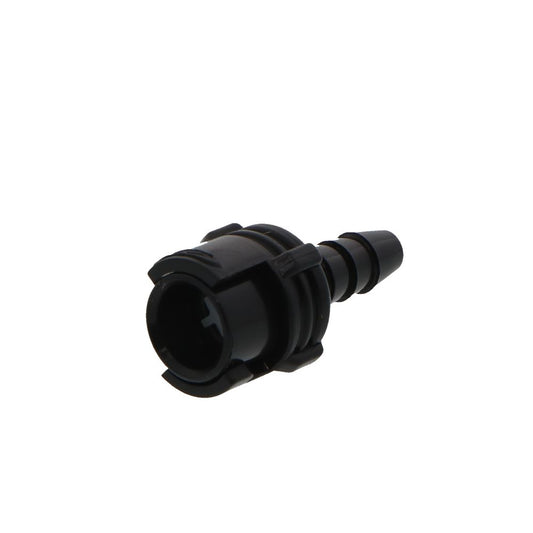 SMFD02MBLK Valved Inline Hose Barb Black Coupling Body 1/8 ID Barb
