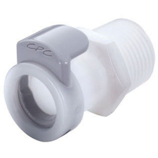 APCD10006BSPT Valved Male Thread Coupling Body 3/8 BSPT