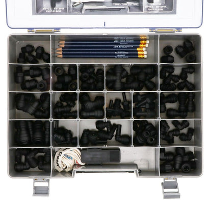 John Guest Installation and Service Kit - 100 Pieces Black Polypro