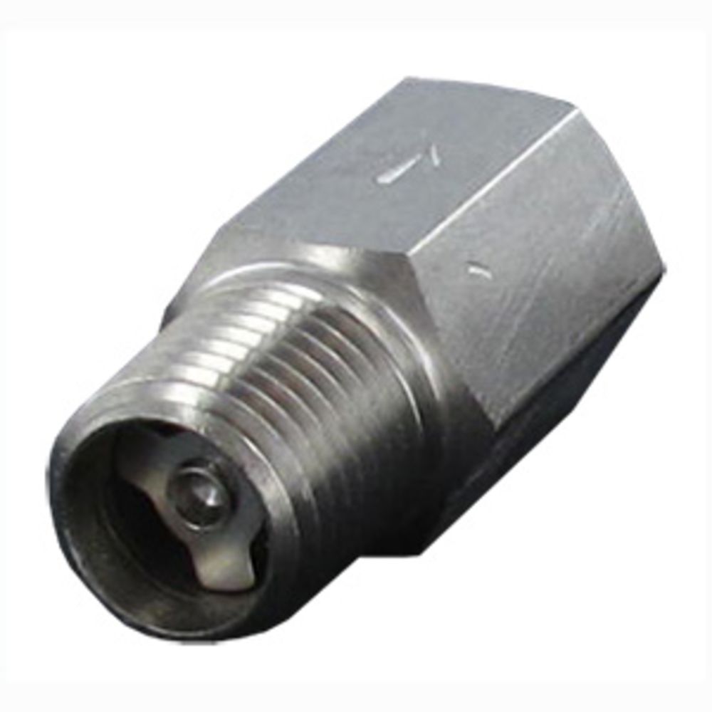 Inline Stainless Check Valve Viton O-Ring - 1/4" MPT Inlet x 1/4" FPT Outlet