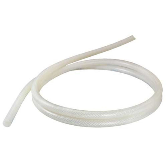 Silbrade Braid Reinforced Silicone Tubing 1/2 ID x .800 OD x 1'