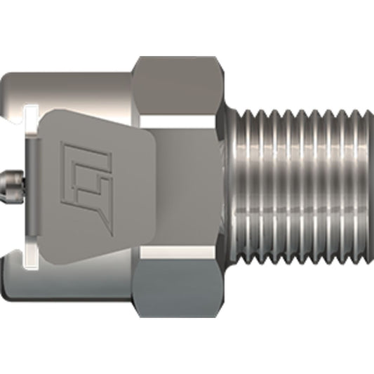 LinkTech 20CB Series Male Thread Female, Non-valved, 1/8" MNPT, Chrome Brass