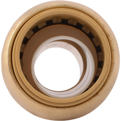 SharkBite® U138LF Lead-Free Brass Push-to-Connect Male Adapter - 3/4" x 1/2" MPT Bullnose