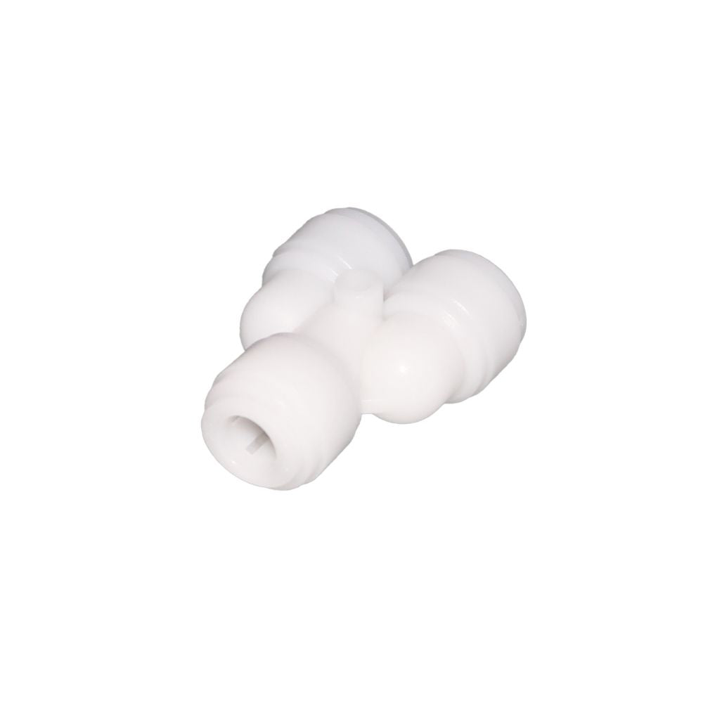 NeoFit - Acetal White Two Way Divider 3/8" in x 1/4" out