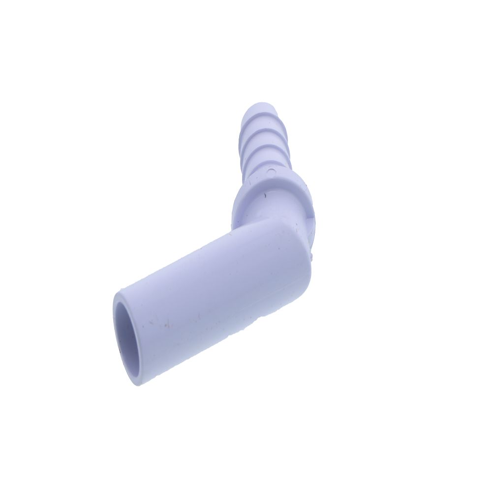PushIn 45° ELBOW Barb Connector  - 3/8" ID Barb x 1/2" OD Stem