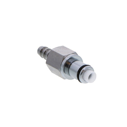 LCD22004 Valved In-Line Hose Barb Coupling Insert 1/4 ID Barb