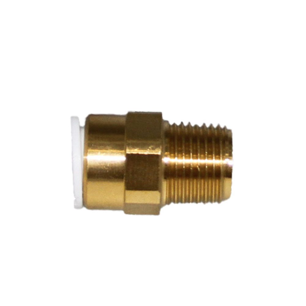 John Guest Lead-Free Brass Male Connector NPT - 1/2 CTS x 3/4 NPT