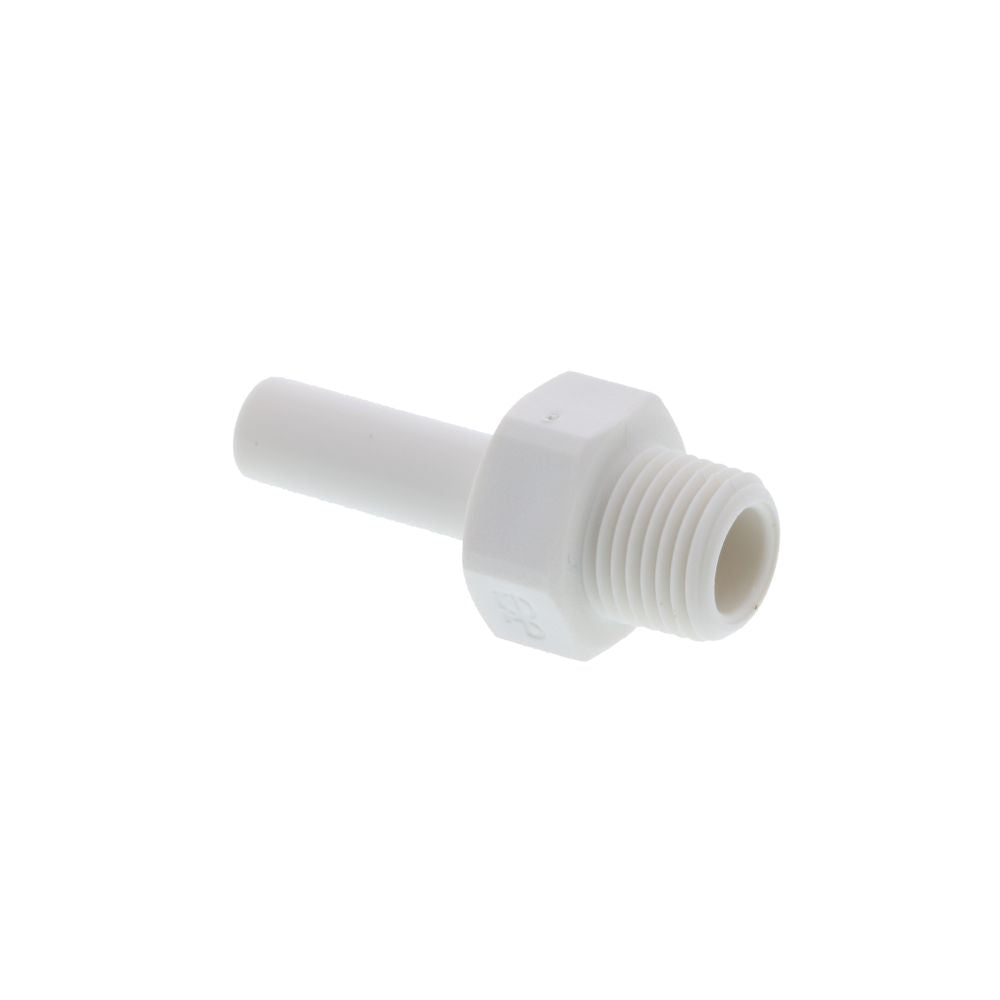 John Guest Stem Adapter Polypro  - 1/4 x 1/8 NPTF