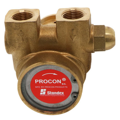 Procon Pump NSF Brass 35 GPH 3/8" NPT - 50 psi PRV w/ .188" Double Flat Drive [Clamp-on]