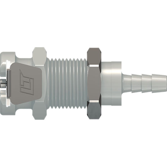 LinkTech PANEL MT SOCKET NV 1/8HB MOLDED BLUE