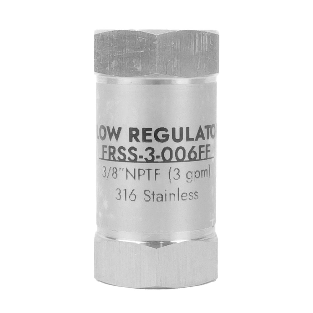 Neo-Pure Stainless Steel  Flow Control 3 gpm 316SS 3/8 FPT