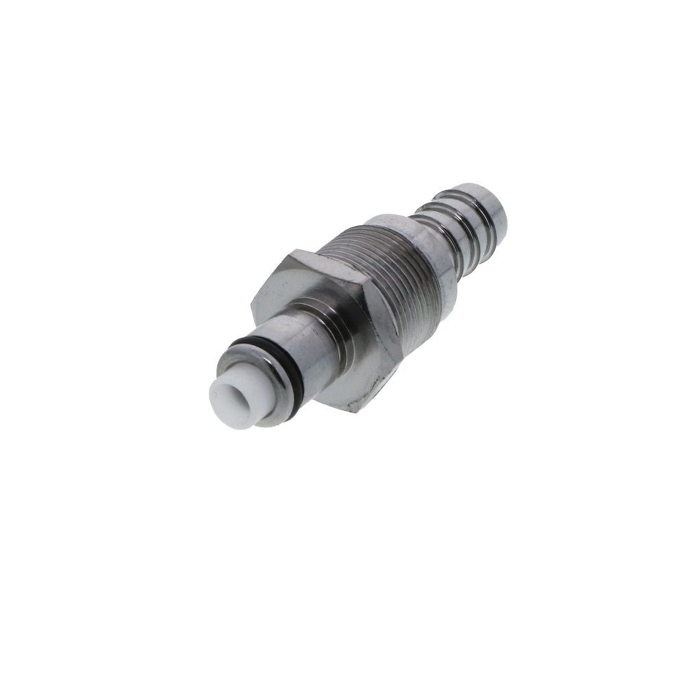 LCD42006 Valved Panel Mount Hose Barb Coupling Insert 3/8 ID Barb