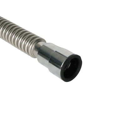 Flexible Stainless Steel Water Softener Connector – Clack Valve Connection by QC x 24” 
