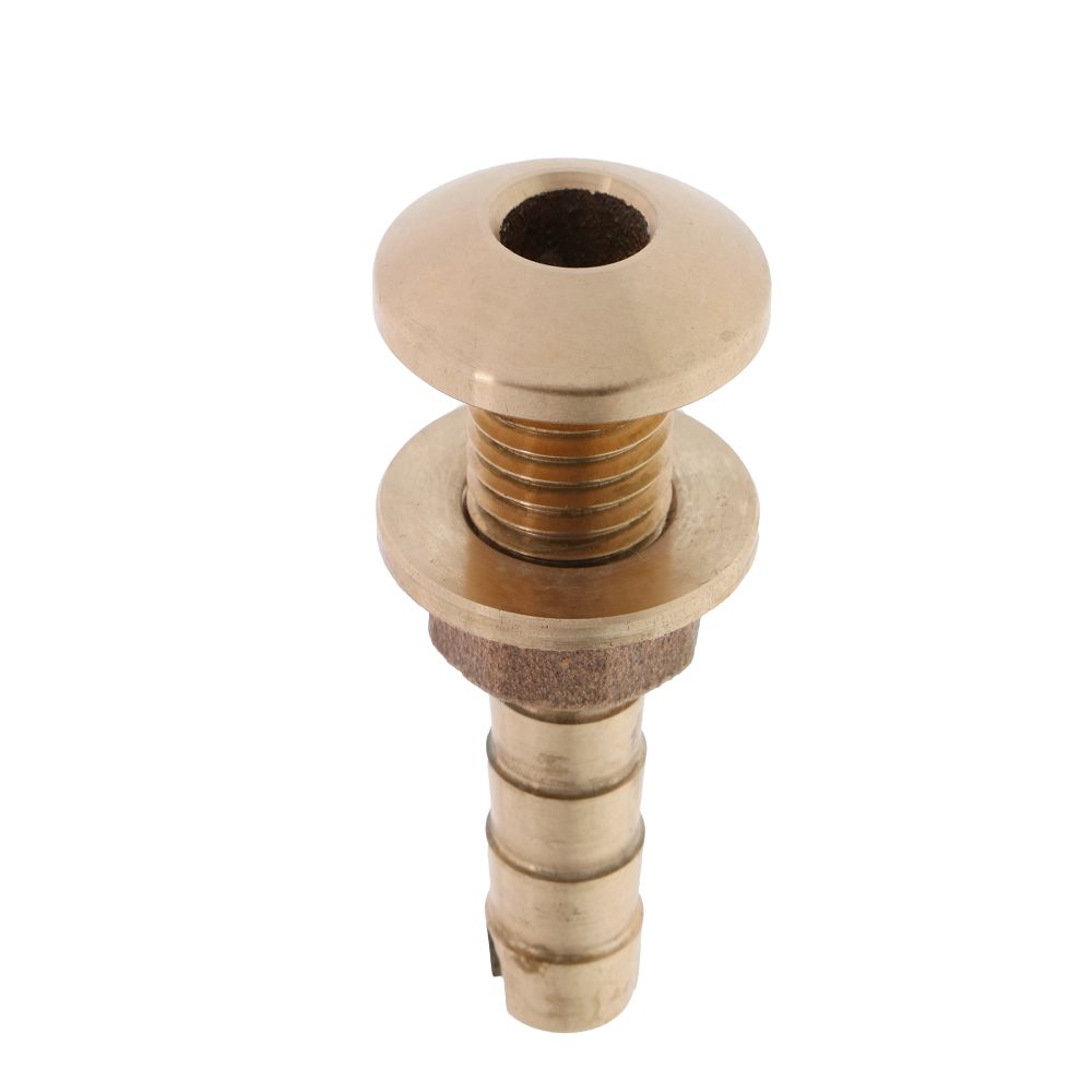 Watts Marine Bronze Barbed Thru-Hull Fitting With Nut - 5/8"
