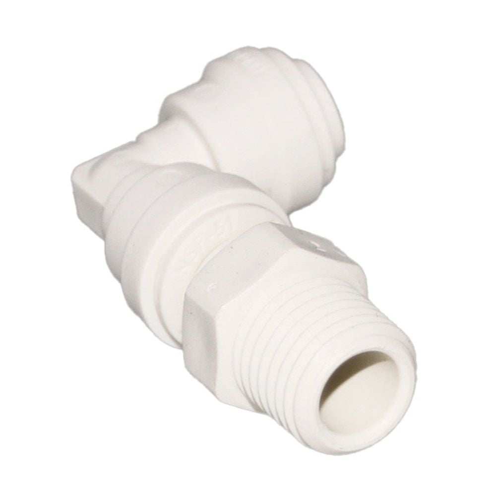 John Guest Swivel Elbow Polypro - 3/8 x 1/4 NPTF