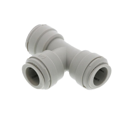 Gray DMfit Union Tee - 1/2" x 1/2" x 1/2" Push-in