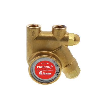 Procon Pump NSF Brass 125 GPH 3/8" NPT - 250 psi PRV w/ .188" Double Flat Drive [Clamp-on]