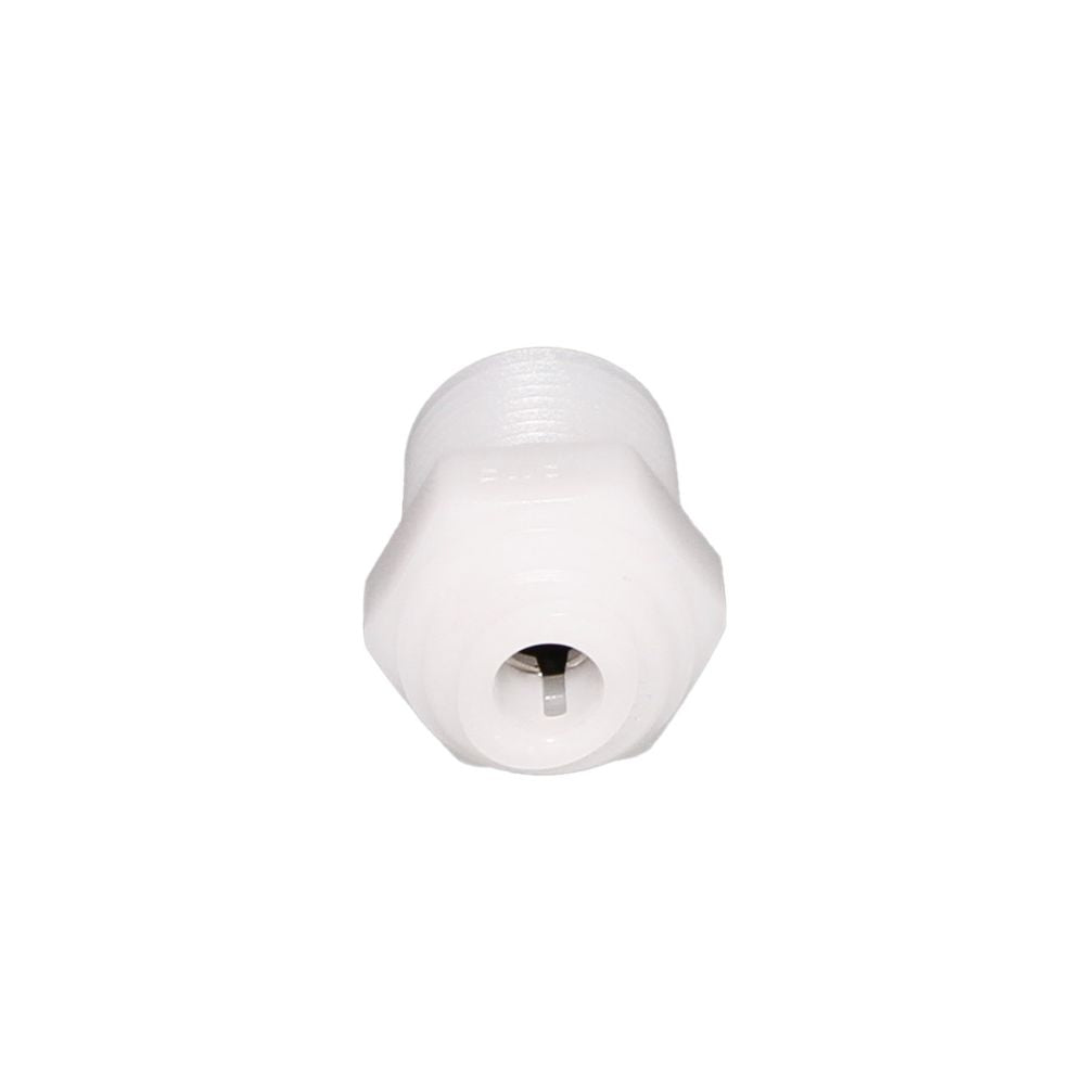 NeoFit - Acetal Natural White Male Connector- 3/8"tube OD x 1/8"NPTF