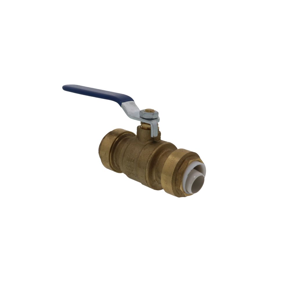 Easy-Grip Brass Ball Valve Push Fit - 3/4 CTS x 3/4 CTS
