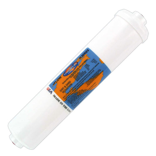 Omnipure Inline K2528-JJ GAC Prefilter CTO - 10" x 2" Filter - 1/4" Quick Connect