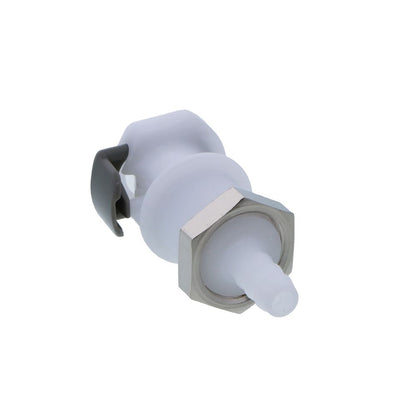 9208200 NSF Valved Panel Mount Hose Barb Coupling Body 1/4 ID Barb
