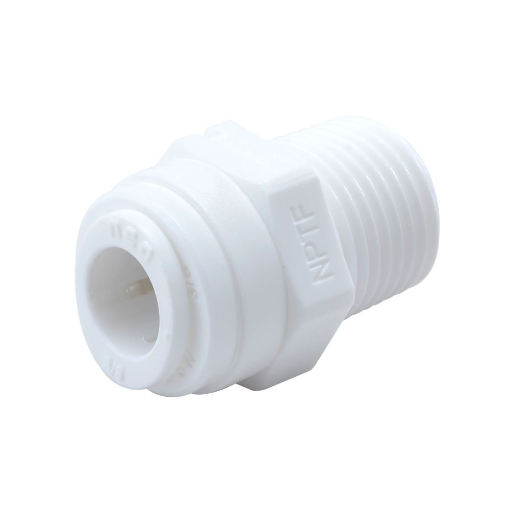 NeoFit - Acetal White Male Connector 3/8" tube x 3/8"BSP[P]