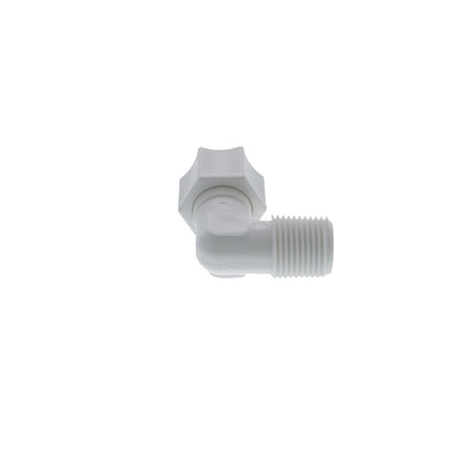 JACO 40-6-6-P-PG Polypropylene Male Elbow 3/8 OD Tube x 3/8 MPT
