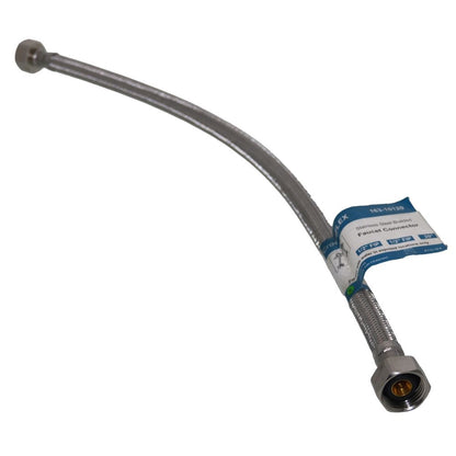 Braided Stainless Steel Water Supply 1/2 FIP x 1/2 FIP x 20"