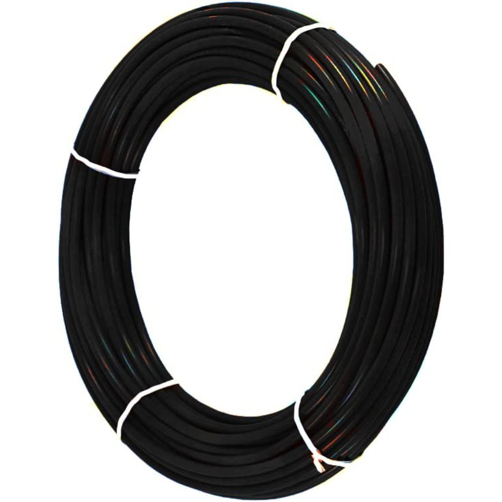 Black 6mm OD LLDPE Polyethylene Tubing