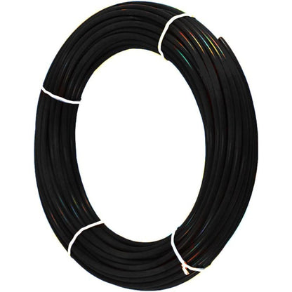 Black 1/2" OD LLDPE Polyethylene Tubing