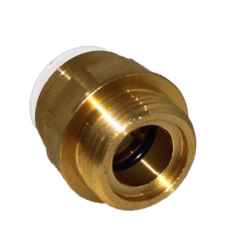 John Guest Brass Male Connector BSP - 15mm x 1/2 BSP