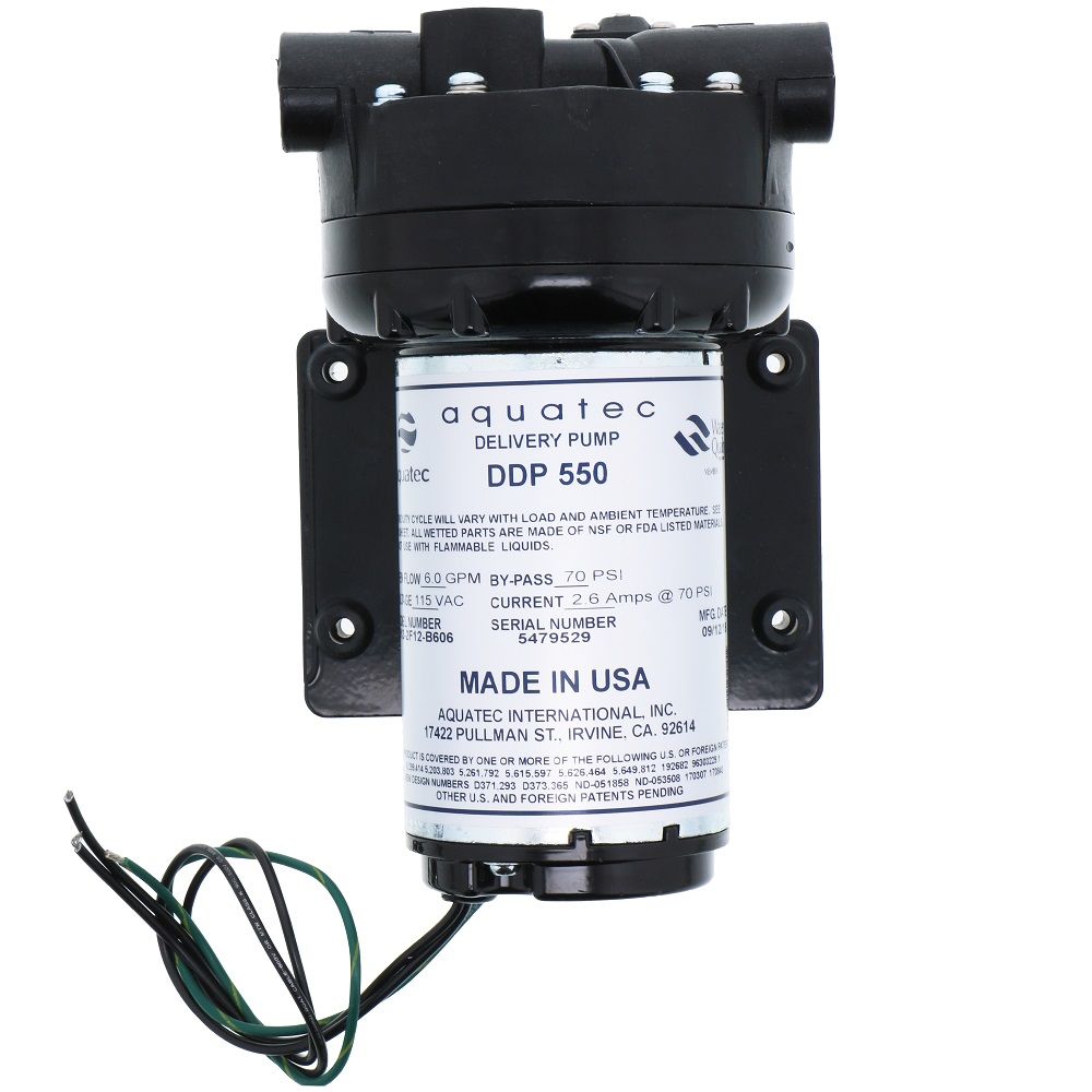 Aquatec 5513-2F12-B606 Pump 4.9 gpm, 1/2 FPT, 115V AC NO Cord