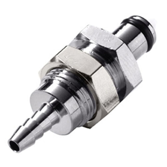 18800 NSF Valved Panel Mount Hose Barb Coupling Insert 1/8 ID Barb