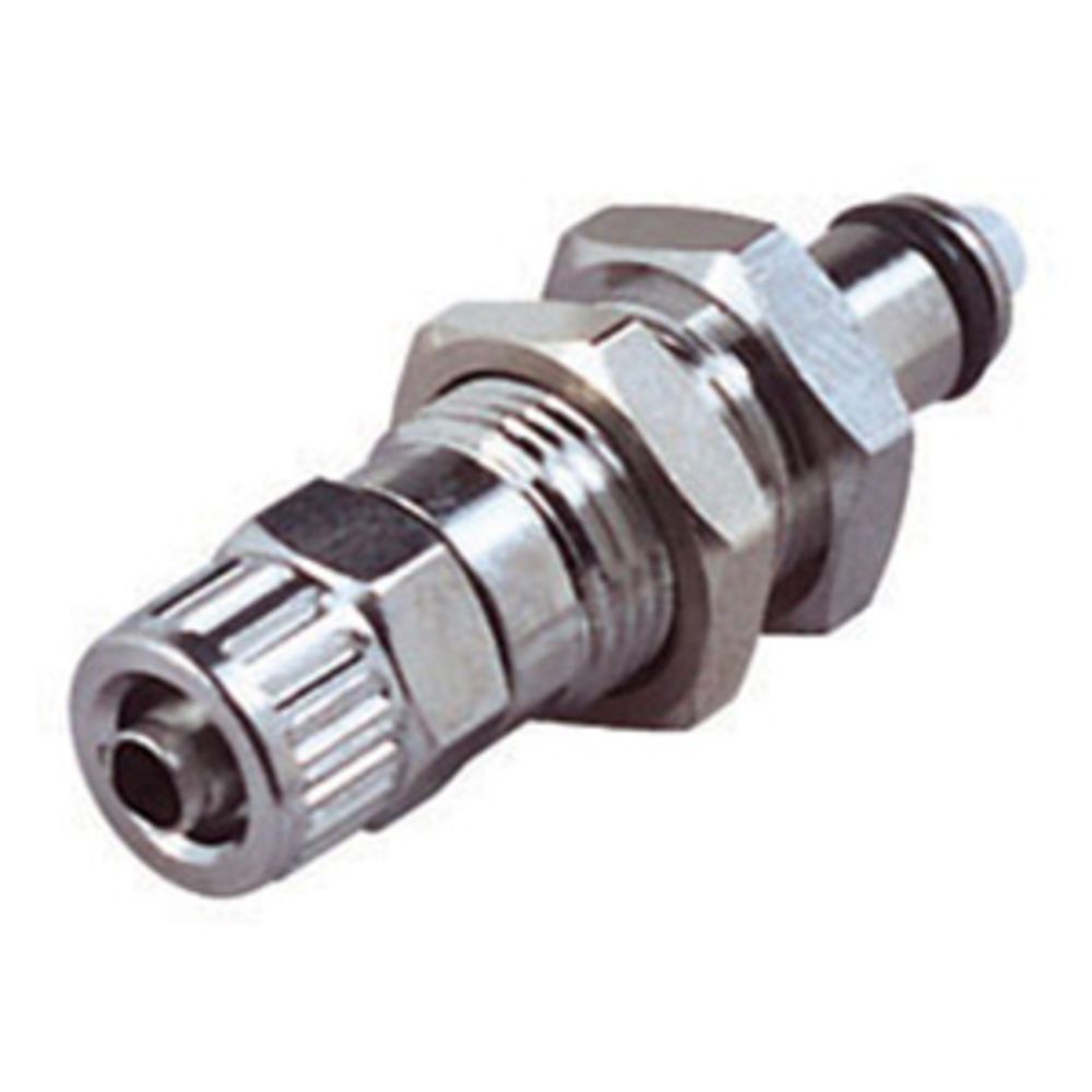 MCD4004EPR Valved Panel Mount PTF Coupling Insert 1/4 PTF