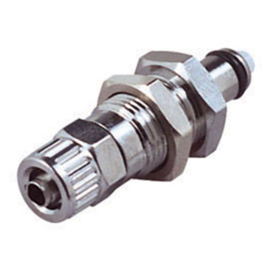 MCD4004EPR Valved Panel Mount PTF Coupling Insert 1/4 PTF
