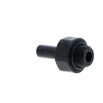 John Guest Stem Adapter BLACK ACETAL - 6mm x 1/8 BSP