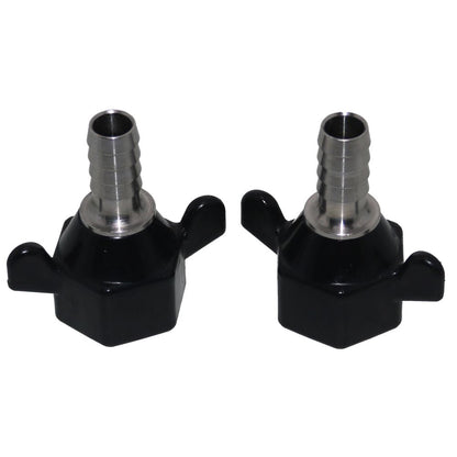 SHURflo 183-150-SS Water Pressure Reducer Valve - 50 PSI - Inlet/Outlet 3/8" Barb - SS Fittings