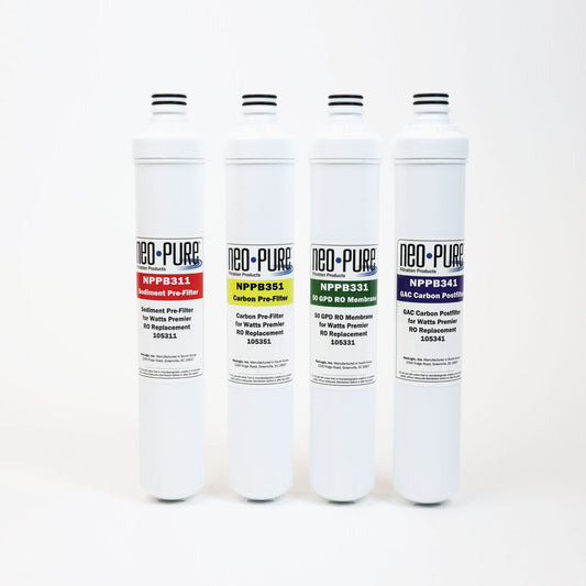 Neo-Pure 4 Pack Replacement Filter Kit For Watts Premier 531152