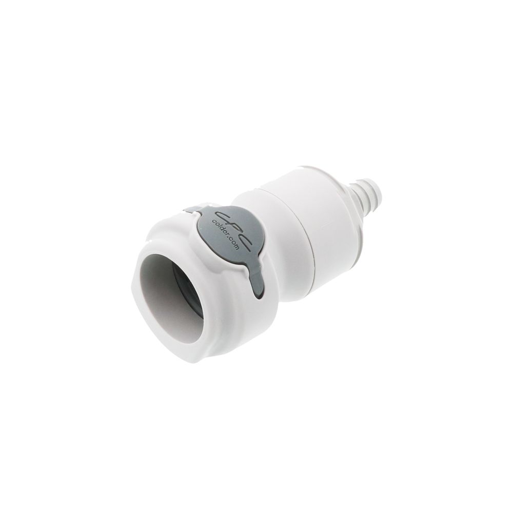 NSHD17008 Valved In-Line Hose Barb Coupling Body 1/2 ID