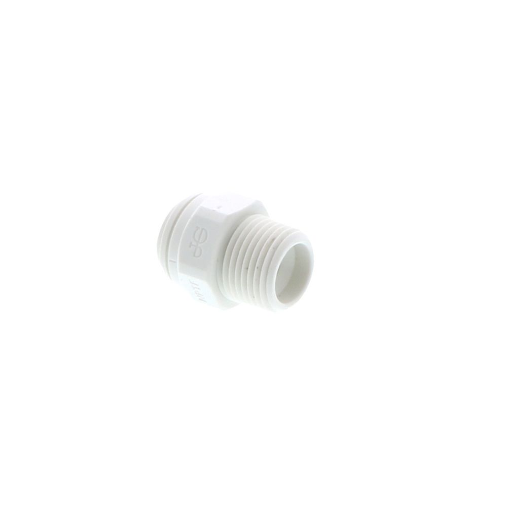 John Guest Male Connector NPTF Polypro - 3/8 x 3/8 NPTF