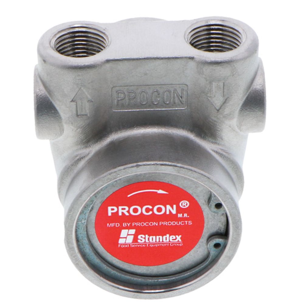 Procon Pump NSF Stainless Steel 100 GPH 3/8" NPT w/ .188" Double Flat Drive [Clamp-on]