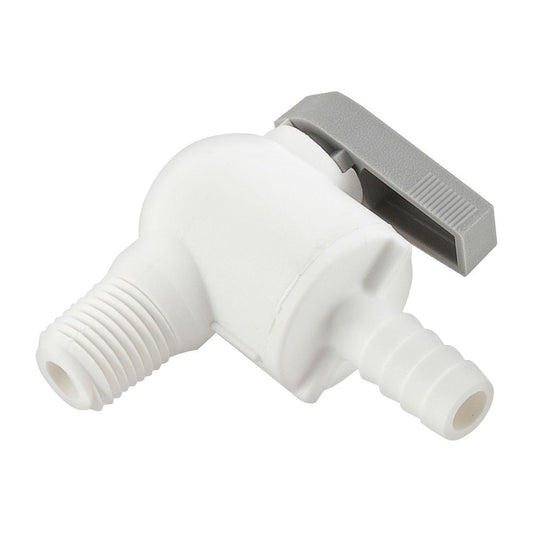 Parker Liquifit Par-Barb Valve Male Elbow - 1/4 ID Barb x 1/4 MPT