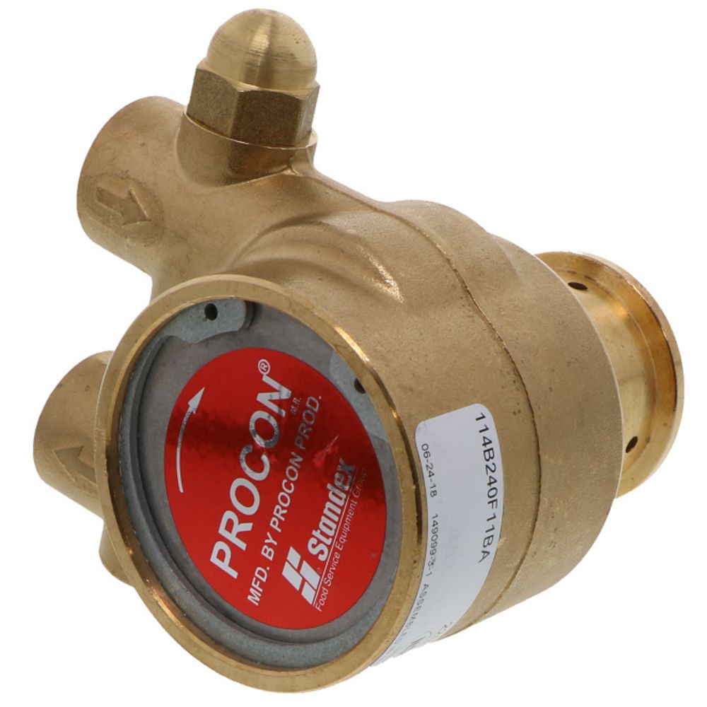 Procon Pump NSF Brass 240 GPH 1/2" NPT - 225 psi PRV w/ 1143 Bronze Coupling [Clamp-on]