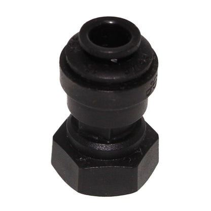 John Guest Female Adapter NPTF Black Polypropylene - 1/4 x 1/8 NPTF