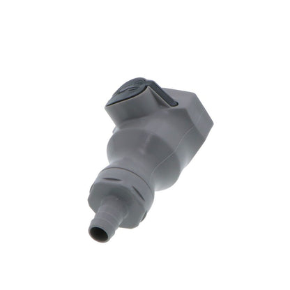 UDC Valved In-Line Hose Barb Coupling Body - 3/8 ID Barb Silicone O-Ring