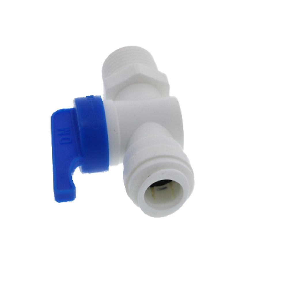 DMfit Hand Valve Male Connector - 1/2" Push-in x 1/2" NPTF