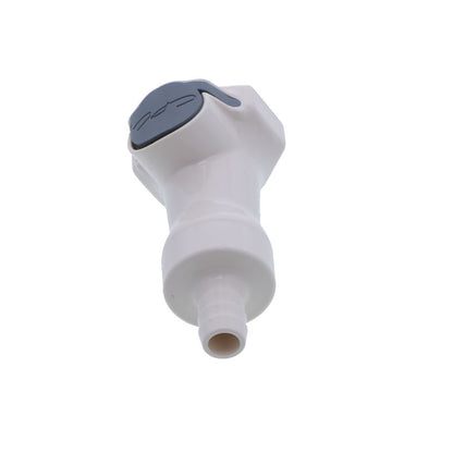 HFCD17635 Valved In-Line Hose Barb Coupling Body 3/8 ID Barb