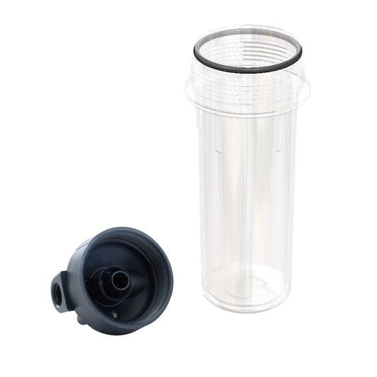 Pentek 10" STD Housing 3/4" FPT Reinforced Cap Dura-series Slate/Clear NO PR